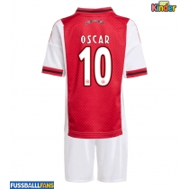 Ajax Oscar Gloukh #10 Heimtrikotsatz Kinder 2025-26 Kurzarm (+ Kurze Hosen)